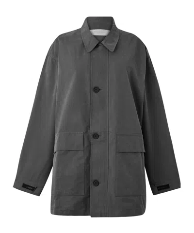 Essentials Casual Zip-up Jacket In Black