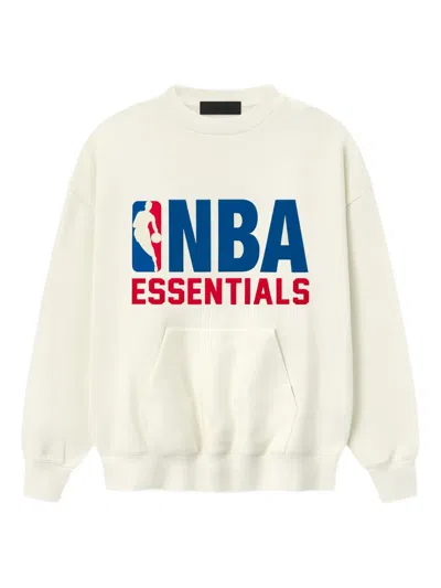 Essentials Chest Pocket Logo Sweatshirt In Neutral