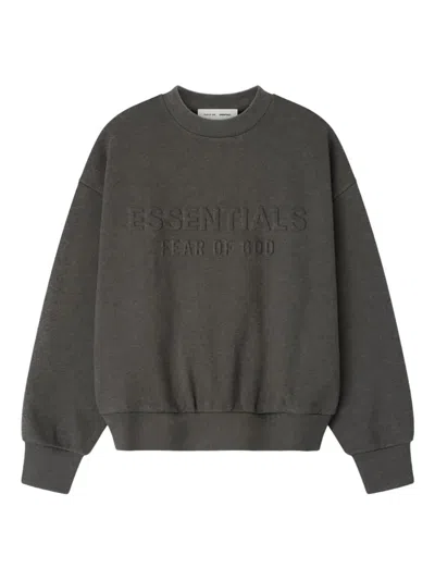 Essentials "classic Crewneck" Sweatshirt In Gray