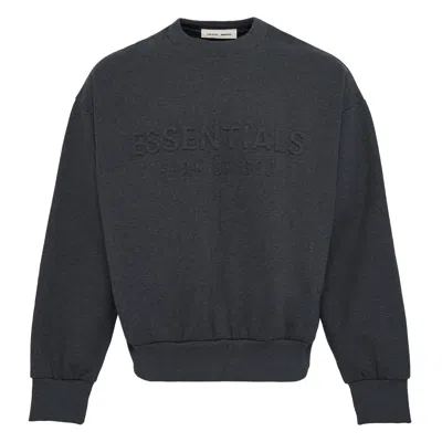 Essentials Classic Crewneck Sweatshirt In Gray