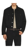Essentials Classic Denim Jacket In Black