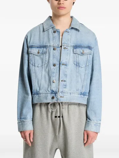 Essentials Classic Denim Jacket In Blue