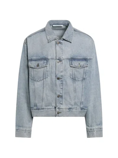 Essentials Classic Denim Jacket In Blue