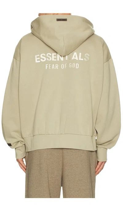 Essentials Classic Fit Fleece Crew Neck Sweatshirt In Green