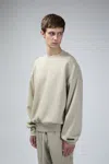 Essentials Classic Fit Fleece Crewneck In Green
