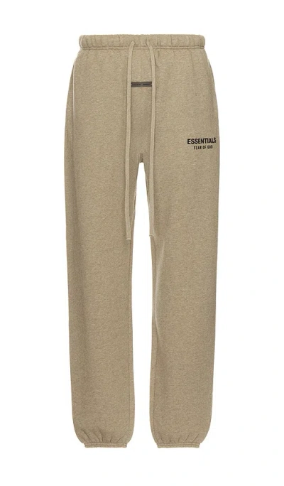 Essentials Classic Fit Fleece Sweatpant In Brown