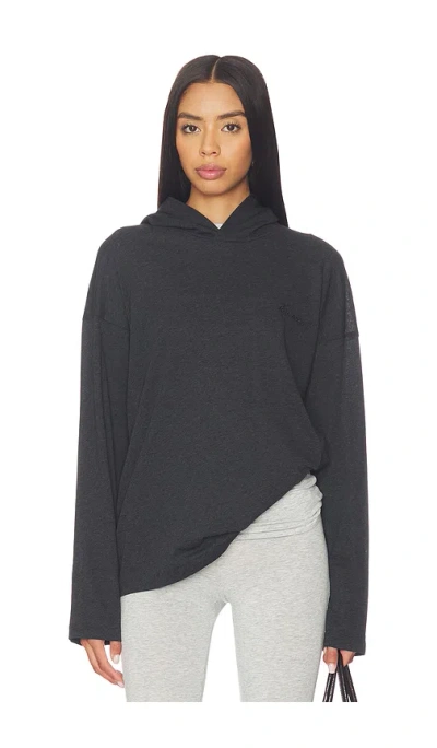 Essentials Classic Fit Hooded Tee In Black