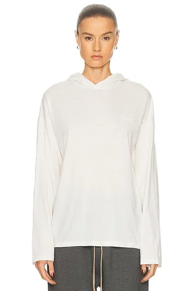 Essentials 90's Raglan Hoodie In White