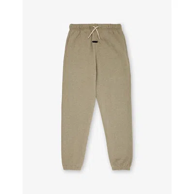 Essentials Kids' Classic Fleece Cotton-jersey Jogging Bottoms 2-14 In Seal Heather