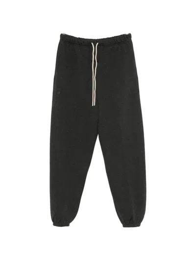 Essentials Classic Fleece Drawstring-waist Track Pants In Black