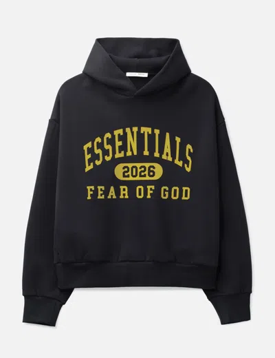 Essentials Classic Fleece Hoodie In Black