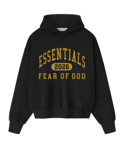Essentials Classic Graphic Hoodie In Black