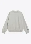 Essentials Classic Fleece Logo Sweatshirt In Gray
