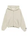 Essentials Classic Fleece Zip-up Hoodie In Neutral