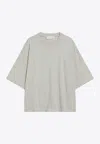 Essentials Classic Logo Oversized T-shirt In Gray