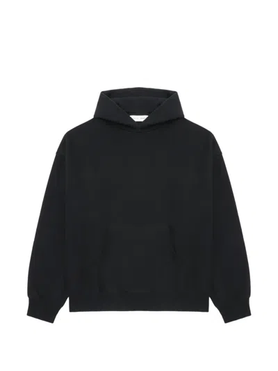 Essentials Classic Logo-print Hoodie In Black
