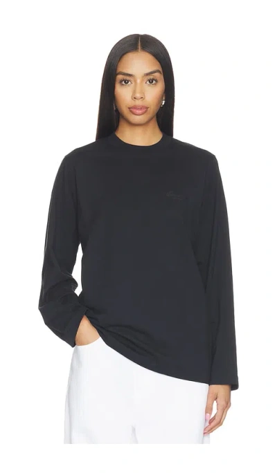 Essentials Classic Long Sleeve Tee In Black