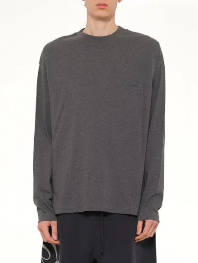 Essentials Classic Long Sleeve T-shirt In Gray