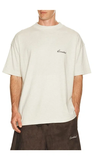 Essentials Classic Short Sleeve Tee In Brown