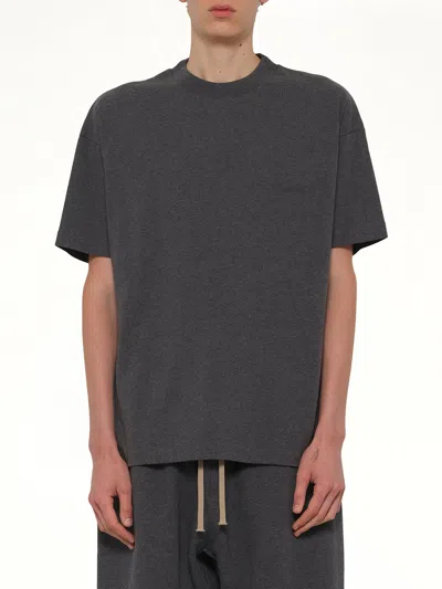 Essentials Logo-print Cotton-jersey T-shirt In Gray