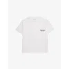 Essentials Logo-print Crew Neck T-shirt In White