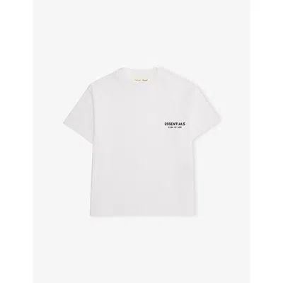 Essentials Kids' Classic Short-sleeve Cotton T-shirt 2-16 In White