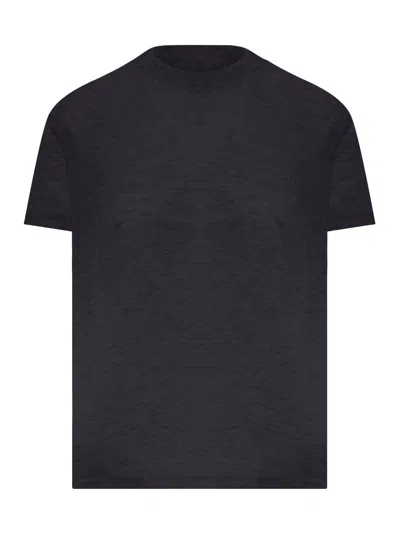 Essentials Classic Short-sleeved Cotton Blend T-shirt In Black