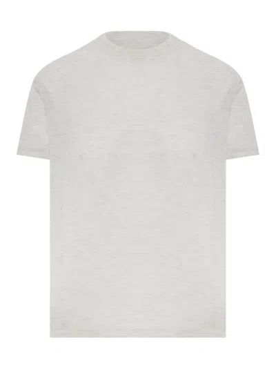 Essentials Classic Short-sleeved Cotton Blend T-shirt In White