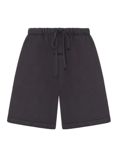 Essentials Classic Signature Shorts In Cotton In Black