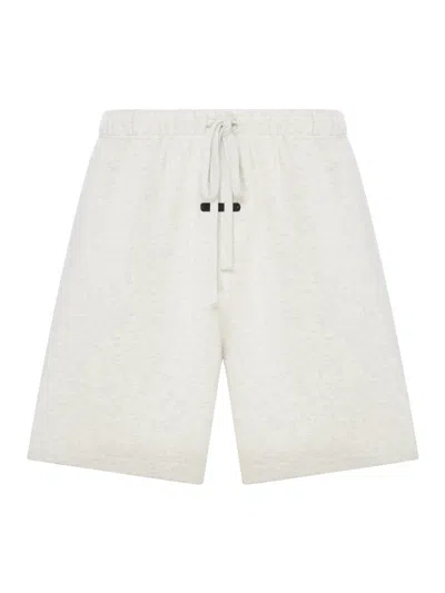 Essentials Classic Signature Shorts In Cotton Blend In White