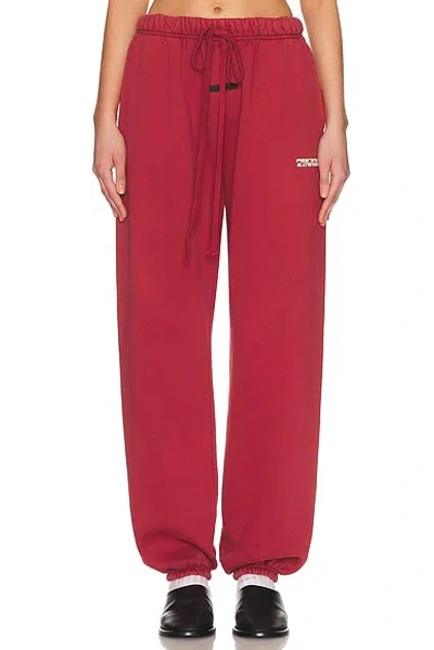 Essentials Classic Sweatpant In Red