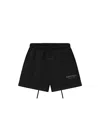Essentials Cotton-blend Logo Sweatshorts In Black