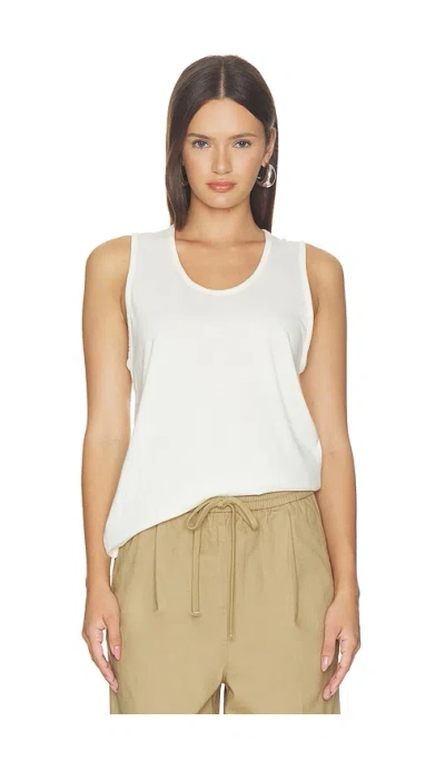 Essentials Classic Tank Top In 象牙白