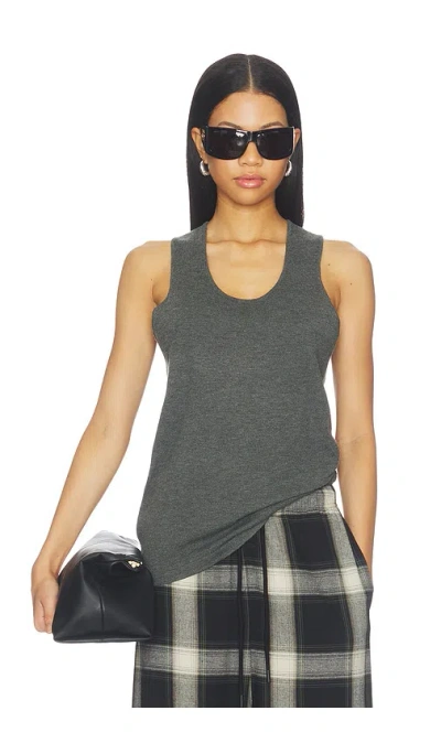 Essentials Classic Tank Top In Iron Grey