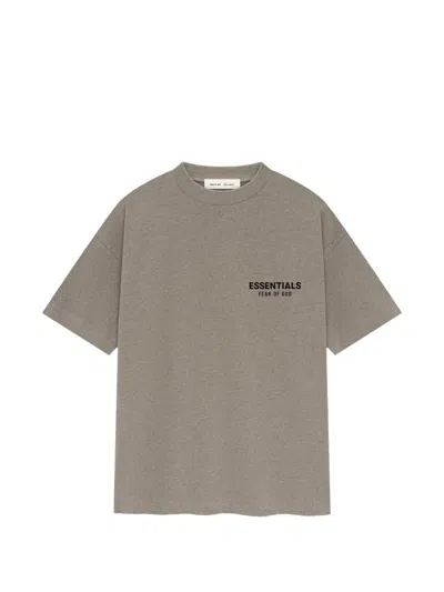 Essentials Classic Tee Logo-print T-shirt In Gray