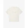 Essentials Logo-printed Short-sleeve Cotton T-shirt 2-12 Years Cloud White In White