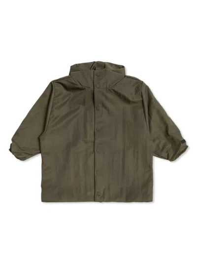 Essentials Kids' Coaches Hooded Jacket In Green