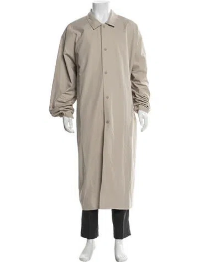 Pre-owned Essentials Coat In Grey