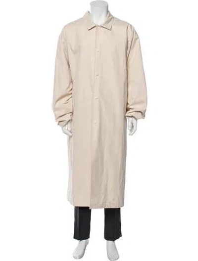 Pre-owned Essentials Coat In Neutrals