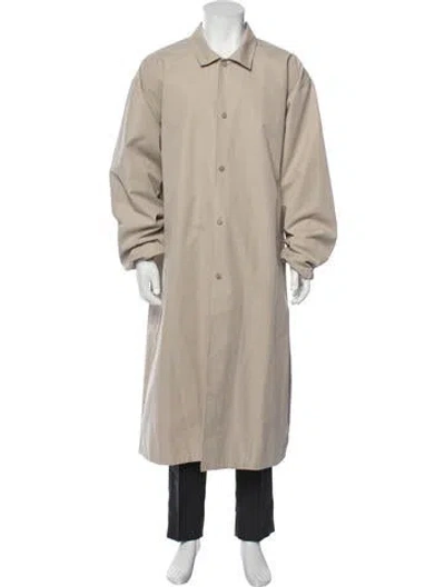Pre-owned Essentials Coat In Neutrals