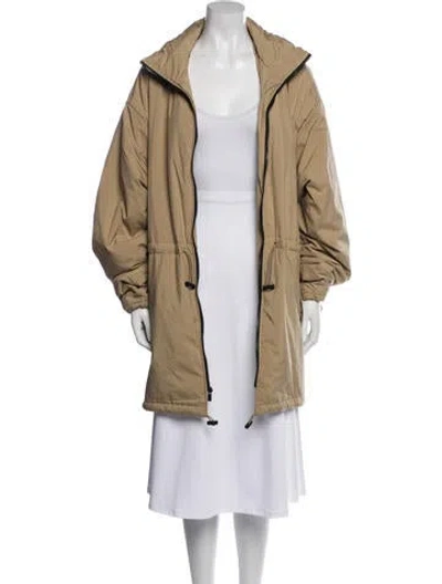 Pre-owned Essentials Coat In Neutrals