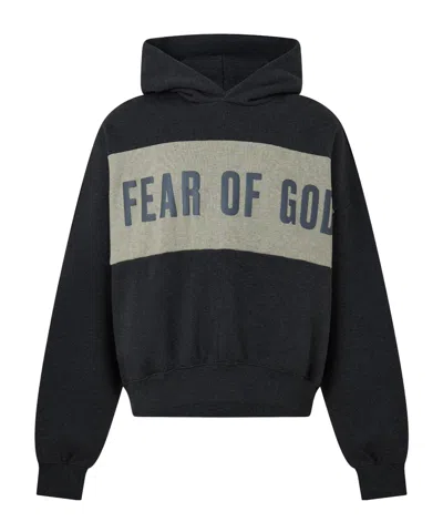 Essentials Colourblock Hooded Sweatshirt In Black