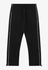 Essentials Contrasting Trims Track Pants In Black
