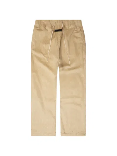 Essentials Corduroy Trousers In Neutral