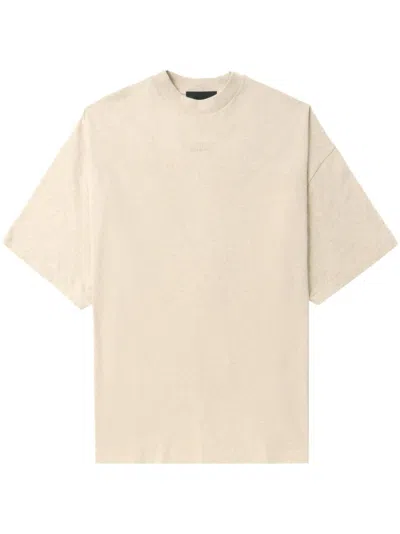 Essentials Raised-logo T-shirt In Neutrals