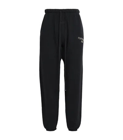 Essentials Cotton A & M Logo Sweatpants In Black
