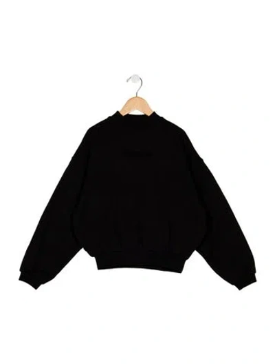 Pre-owned Essentials Kids' Cotton Black Casual Sweatshirt