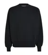 Essentials Cotton-blend Back Logo Sweatshirt In Black