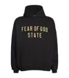 ESSENTIALS FEAR OF GOD ESSENTIALS COTTON-BLEND LOGO HOODIE