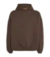 Essentials Front Logo Patch Elasticated Waistband Sweatshirt In Brown